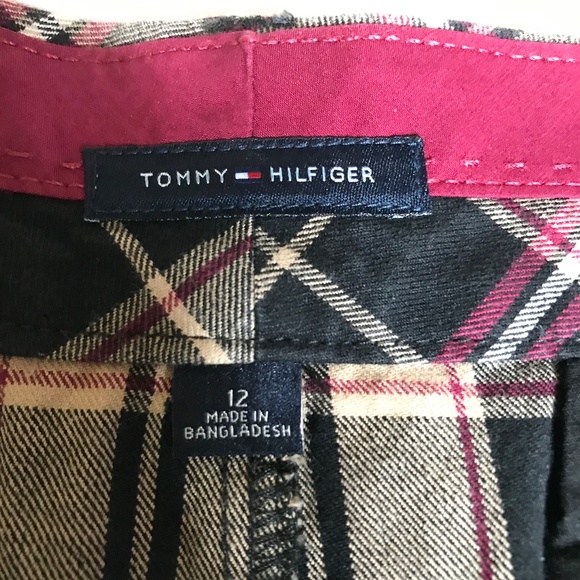 Plaid Mini Skirt Beige Black Pink Check Preppy Classic - Picture 11 of 13